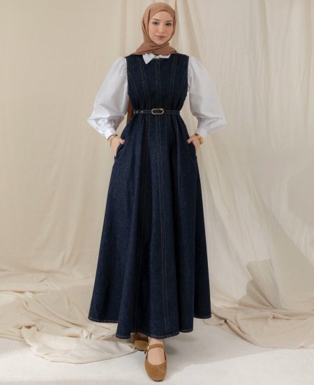 فستان جينز كت