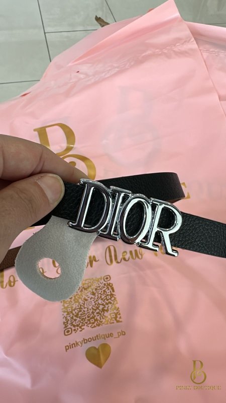 قشاط DIOR - اسود راس فضي <br> <span class='text-color-warm'>نفدت الكمية</span>