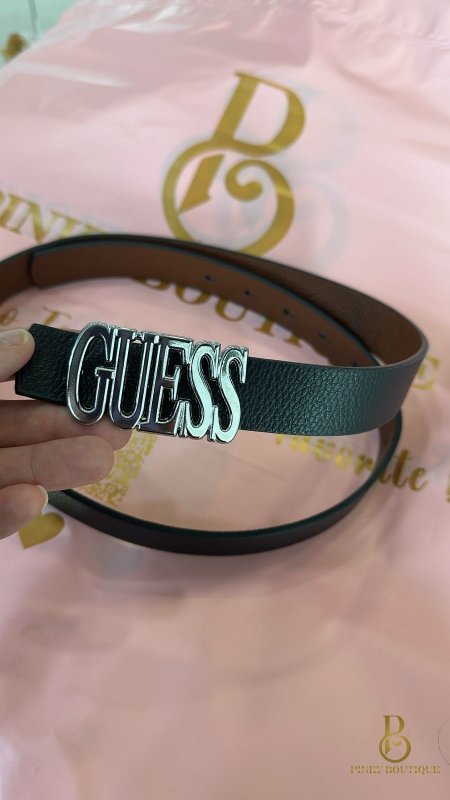 قشاط Guess - اسود راس فضي