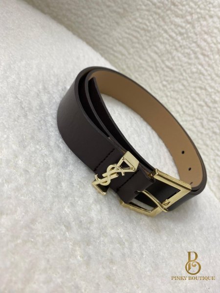 بني محروق ذهبي عريض